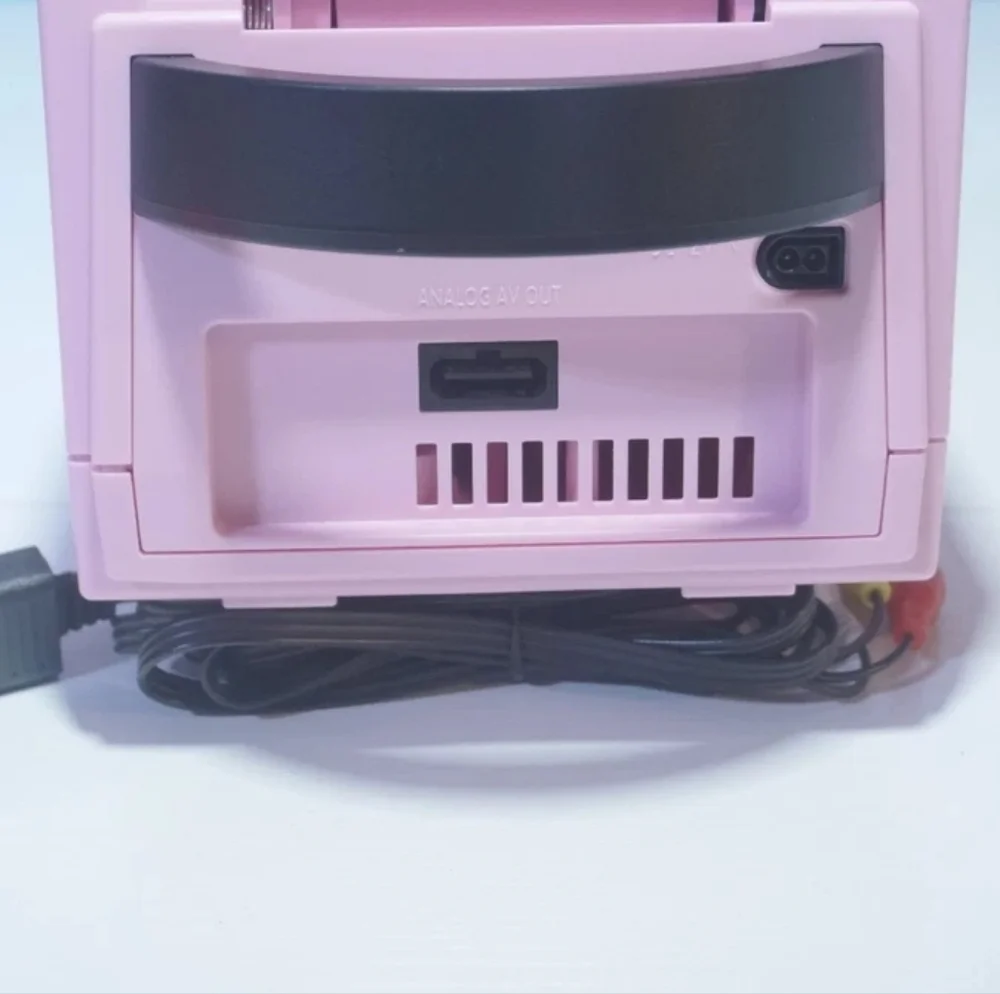 Pastel Pink Nintendo GameCube Console DOL-101 (USA) with Pink LED & Controller